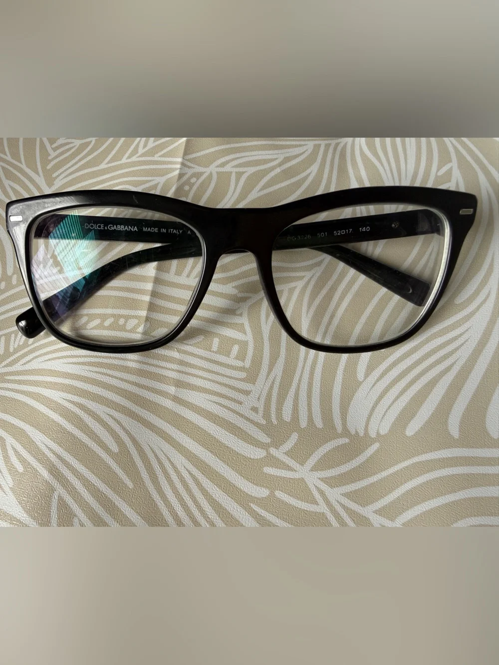 Dolce & Gabbana DG3226 501 Black Eyeglass Frames